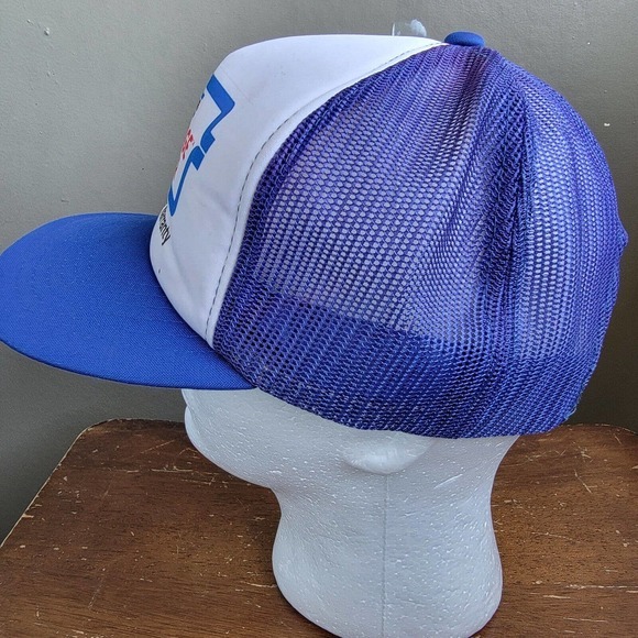 Vtg Walker Advantage Muffler Snapback Mesh Trucker Hat Cap 1980s Automotive 80's - Picture 3 of 9